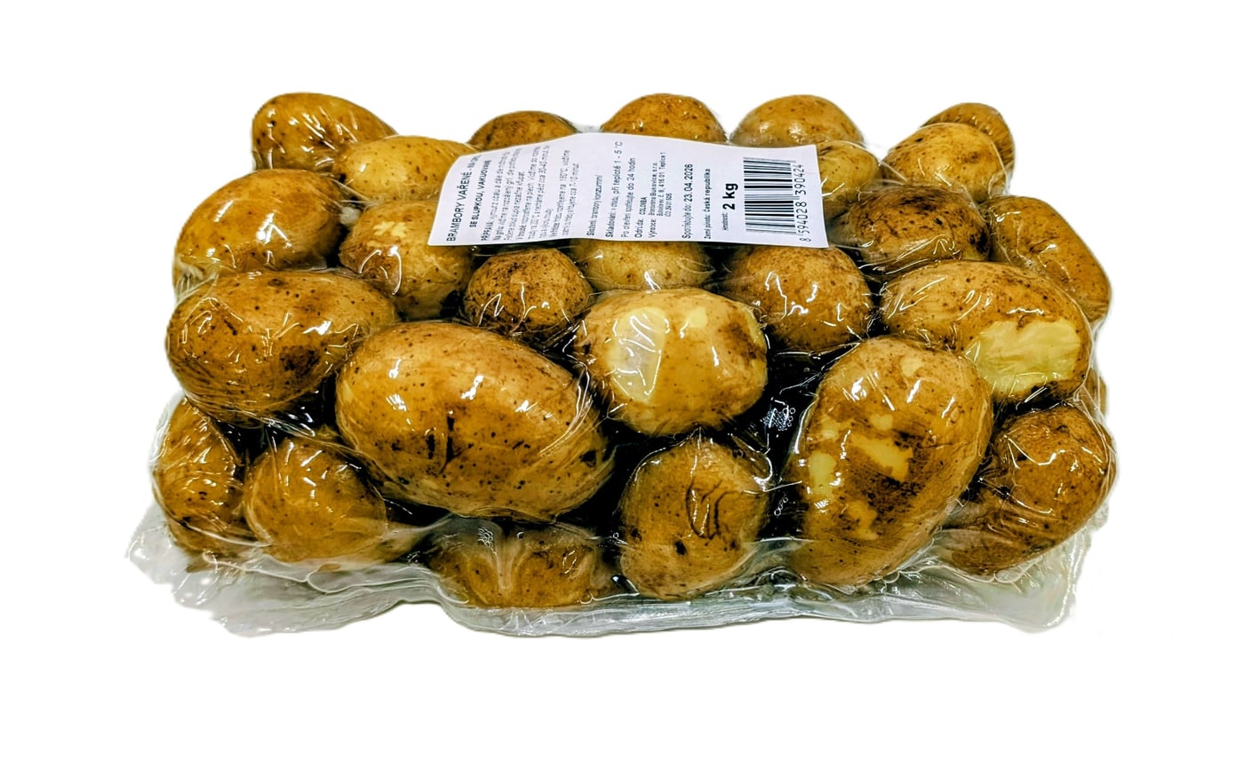 Vařené brambory ve slupce na gril — vakuované 2 kg